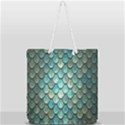 Scales Backdrop Texture Full Print Rope Handle Tote (Large) View1