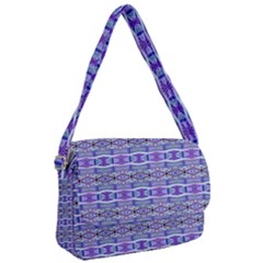 Vertical Striped Ornate Seamless Pattern Courier Bag by dflcprintsclothing
