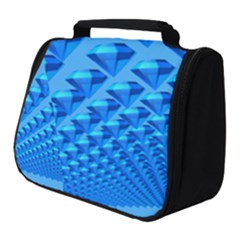 Diamond Pattern Full Print Travel Pouch (small) by Sparkle