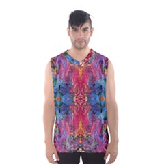 Firey Repeats I Men s Basketball Tank Top by kaleidomarblingart