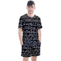 Sanscrit Pattern Design Men s Mesh Tee and Shorts Set View1