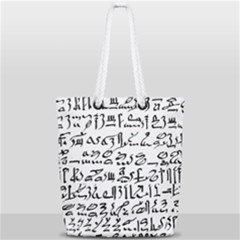 Sanscrit Pattern Design Full Print Rope Handle Tote (small) by dflcprintsclothing