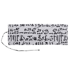 Sanscrit Pattern Design Roll Up Canvas Pencil Holder (m) by dflcprintsclothing