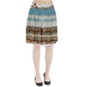 Malcesine Castle On Lake Garda Pleated Skirt View1