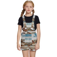 Malcesine Castle On Lake Garda Kids  Short Overalls by ConteMonfrey