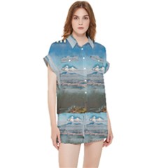 Napoli - Vesuvio Chiffon Lounge Set by ConteMonfrey