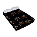 Dancing Clowns Black Fitted Sheet (Full/ Double Size) View2