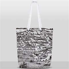 Old Civilization Full Print Rope Handle Tote (small) by ConteMonfrey