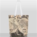 World Map - Nova delineatio totius orbis terrarum -  1659-1733 Full Print Rope Handle Tote (Small) View2