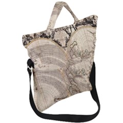 Mapa Mundi - 1774 Fold Over Handle Tote Bag by ConteMonfrey
