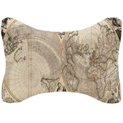 Mapa Mundi - 1774 Seat Head Rest Cushion by ConteMonfrey