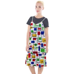 Colorful Rectangles                                                                   Camis Fishtail Dress by LalyLauraFLM