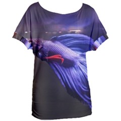 Betta Fish Photo And Wallpaper Cute Betta Fish Pictures Women s Oversized Tee by StoreofSuccess