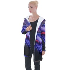 Betta Fish Photo And Wallpaper Cute Betta Fish Pictures Longline Hooded Cardigan by StoreofSuccess