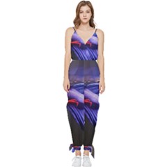 Betta Fish Photo And Wallpaper Cute Betta Fish Pictures Sleeveless Tie Ankle Chiffon Jumpsuit by StoreofSuccess