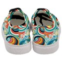 Wave Waves Ocean Sea Abstract Whimsical Women s Classic Low Top Sneakers View4