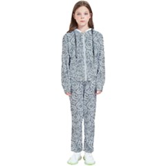 Circle Ornate Motif Random Pattern Kids  Tracksuit by dflcprintsclothing