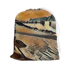 End Of The Day On The Lake Garda, Italy  Drawstring Pouch (2xl) by ConteMonfrey