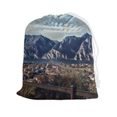 Lake In Italy Drawstring Pouch (2xl) by ConteMonfrey