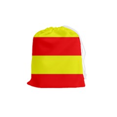 Aust Agder Flag Drawstring Pouch (medium) by tony4urban