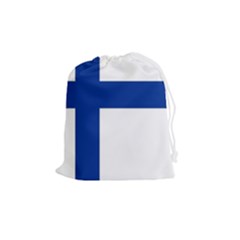 Finland Drawstring Pouch (medium) by tony4urban