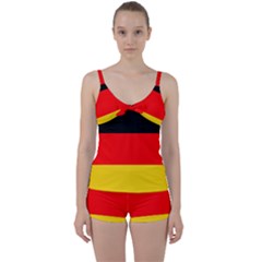 Germany Tie Front Two Piece Tankini by tony4urban