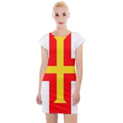 Guernsey Cap Sleeve Bodycon Dress by tony4urban