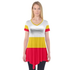 Malopolskie Flag Short Sleeve Tunic  by tony4urban