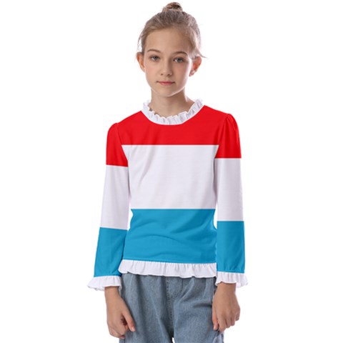 Luxembourg Kids  Frill Detail Tee by tony4urban