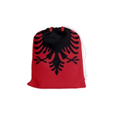 Albania Drawstring Pouch (medium) by tony4urban