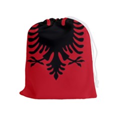 Albania Drawstring Pouch (xl) by tony4urban