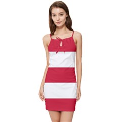 Eindhoven Flag Summer Tie Front Dress by tony4urban