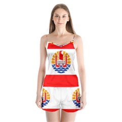 French Polynesia Satin Pajamas Set by tony4urban