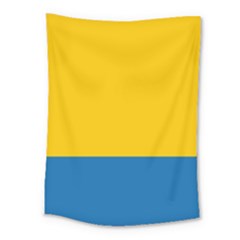 Opolskie Flag Medium Tapestry by tony4urban