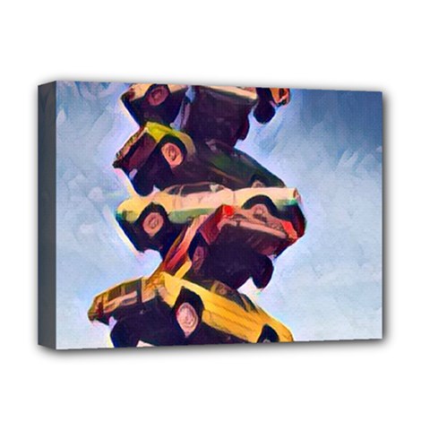 Berwyn Car Kebob Deluxe Canvas 16  X 12  (stretched)  by StarvingArtisan
