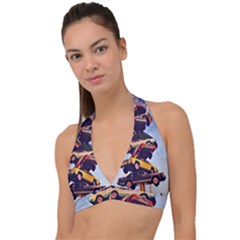 Berwyn Car Kebob Halter Plunge Bikini Top by StarvingArtisan