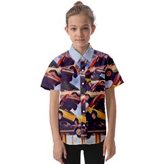 Berwyn Car Kebob Kids  Short Sleeve Shirt by StarvingArtisan