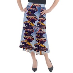 Berwyn Car Kebob Midi Mermaid Skirt by StarvingArtisan