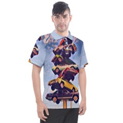 Berwyn Car Kebob Men s Polo Tee by StarvingArtisan
