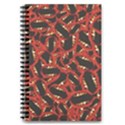 Ugly Open Mouth Graphic Motif Print Pattern 5.5  x 8.5  Notebook View1