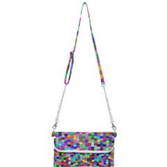 Background Color Mini Crossbody Handbag by artworkshop