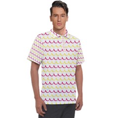 Pattern Waves Men s Polo Tee by artworkshop