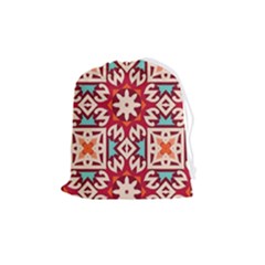 Geometric Pattern Seamless Abstract Drawstring Pouch (medium) by danenraven