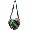 Pattern Abstract Geometric Design Heart Shoulder Bag View2