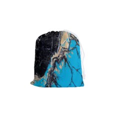 Mixing Acrylic Paints Drawstring Pouch (small) by artworkshop