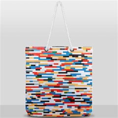 Pattern Wallpaper Full Print Rope Handle Tote (large) by artworkshop