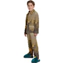Buenos Aires City Aerial View002 Kids  Long Sleeve Velvet Pajamas Set View2