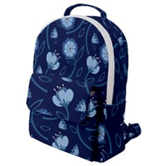 Flower Flap Pocket Backpack (small) by zappwaits