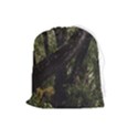 Botanical Motif Trees Detail Photography Drawstring Pouch (Large) View1