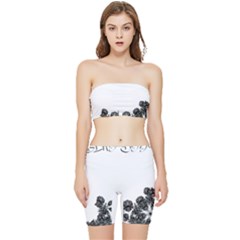 Im Fourth Dimension Sagaranten City Stretch Shorts And Tube Top Set by imanmulyana